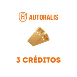 Pacote com 3 Créditos Autoralis